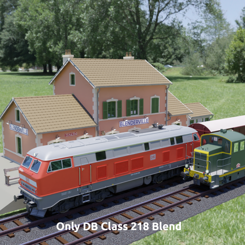 Locomotive diesel DB Classe 218 preview image